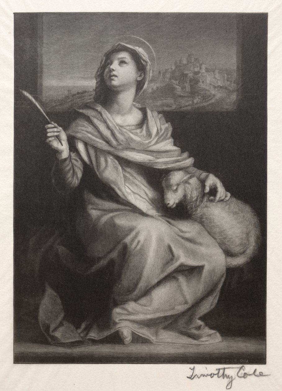 Gamle italienske mestere: St. Agnes, 1888-1892. av Timothy Cole