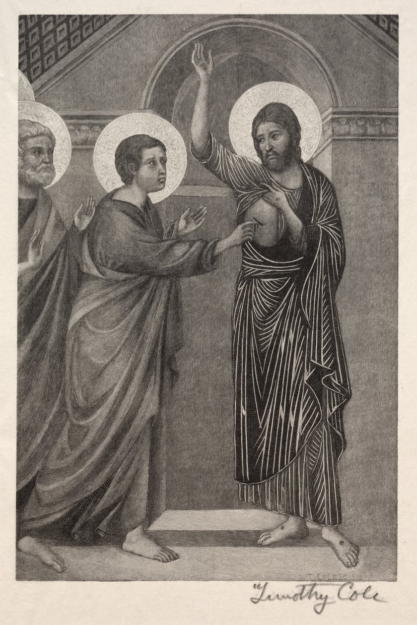 Gamle italienske mestere: The Incredulity of St. Thomas, 1888-1892. av Timothy Cole