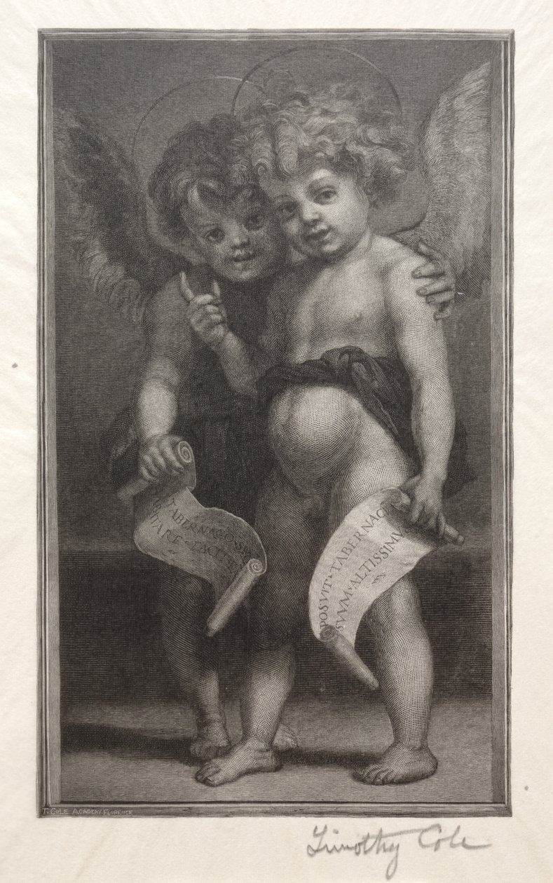Gamle italienske mestere: To barneengler, 1888-1892. av Timothy Cole