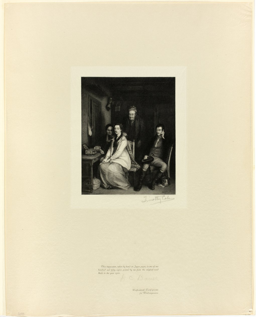 The Refusal, fra Old English Masters av Timothy Cole