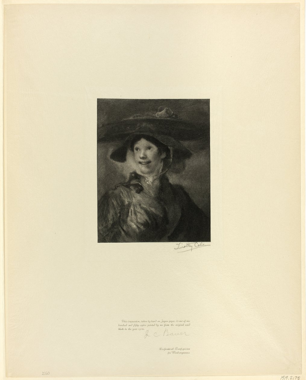 The Shrimp Girl, fra Old English Masters av Timothy Cole