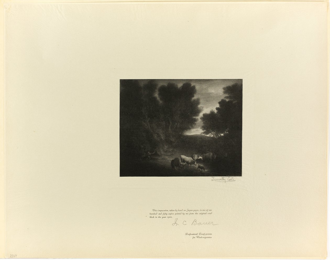 The Watering Place, fra Old English Masters av Timothy Cole