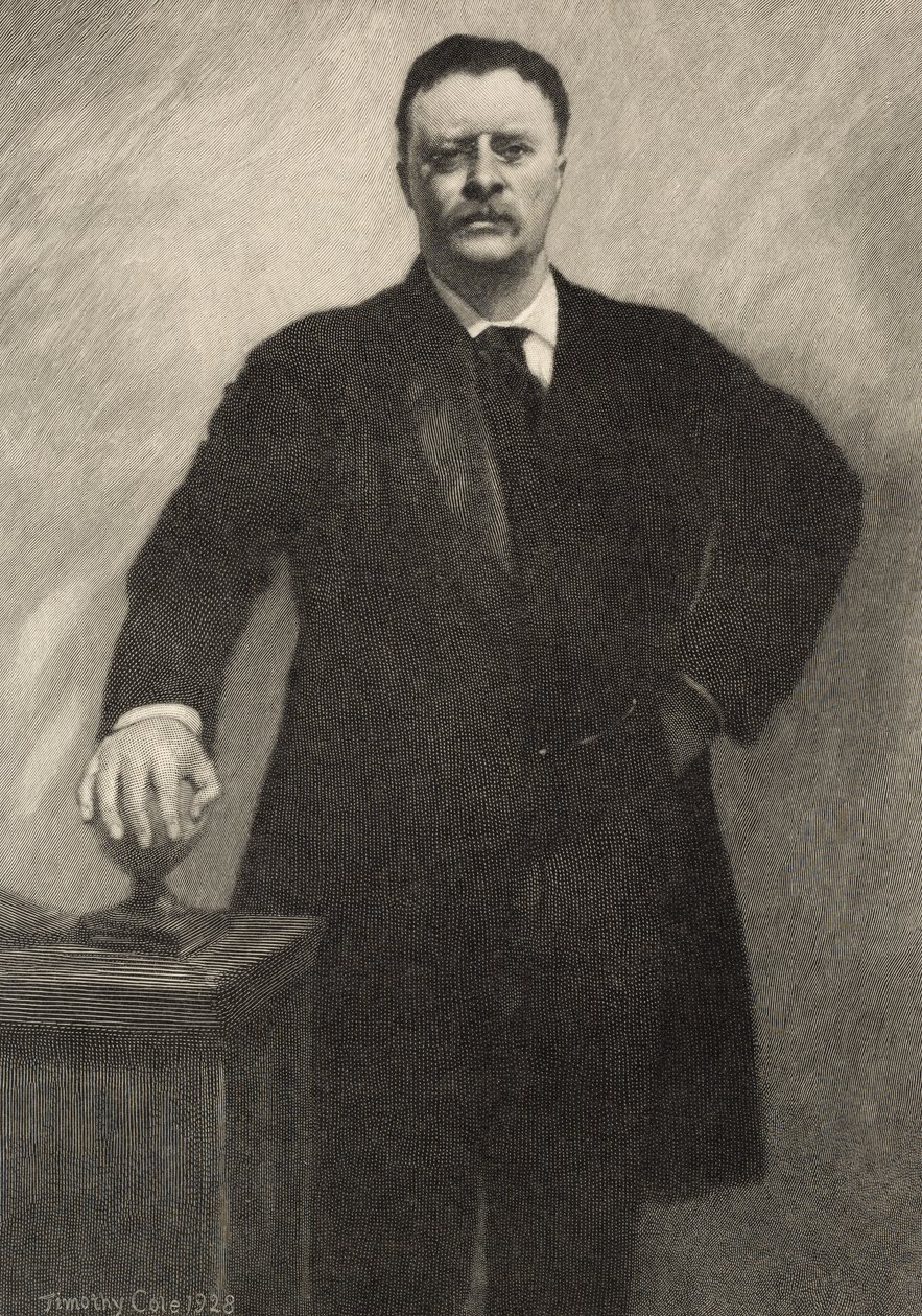 Theodore Roosevelt, 1928 av Timothy Cole