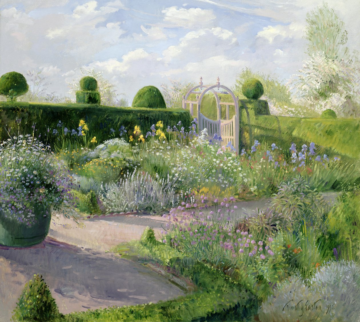 Iriser i urtehagen, 1995 av Timothy Easton