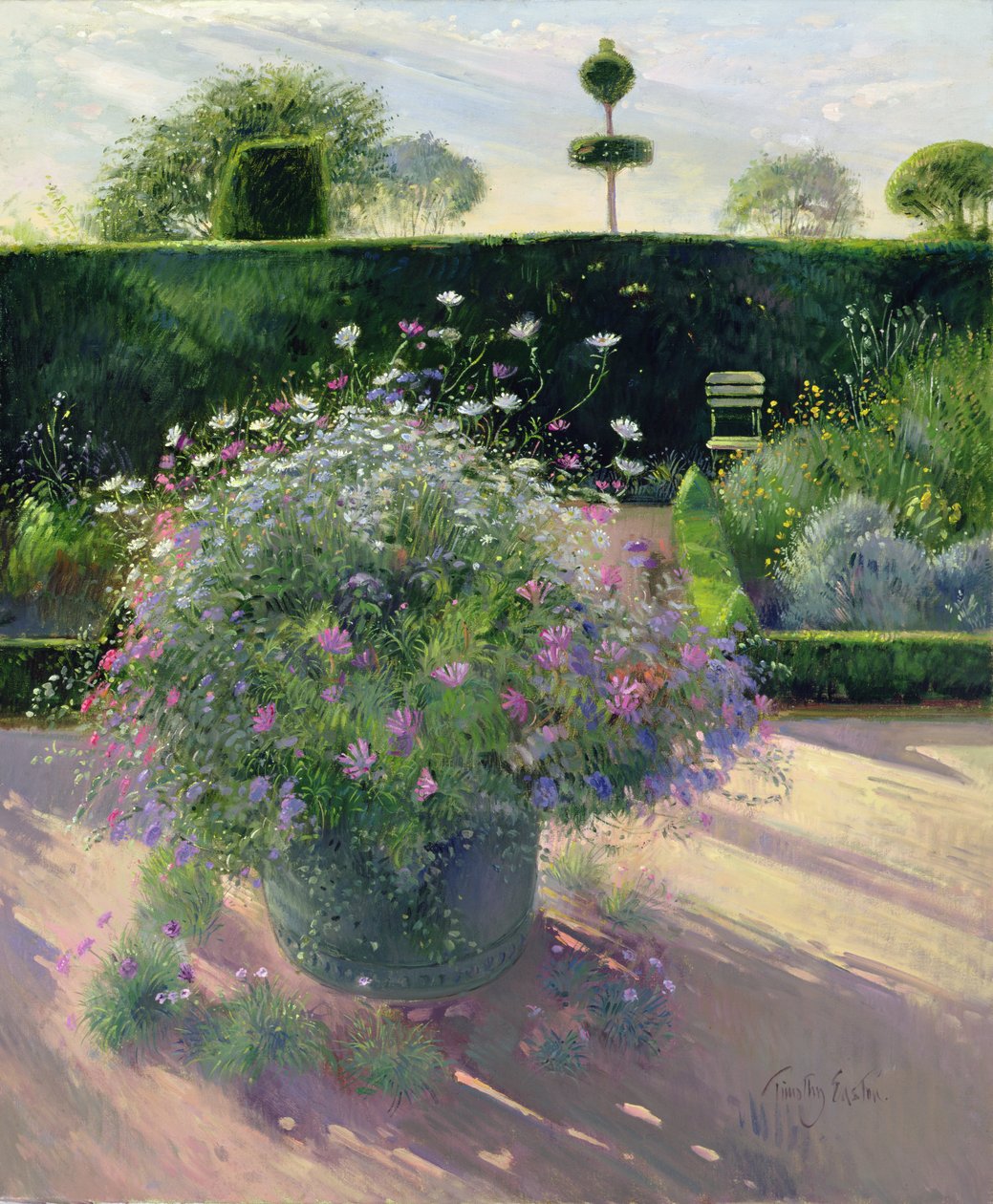 Last Rays Around the Copper (olje på lerret) av Timothy Easton