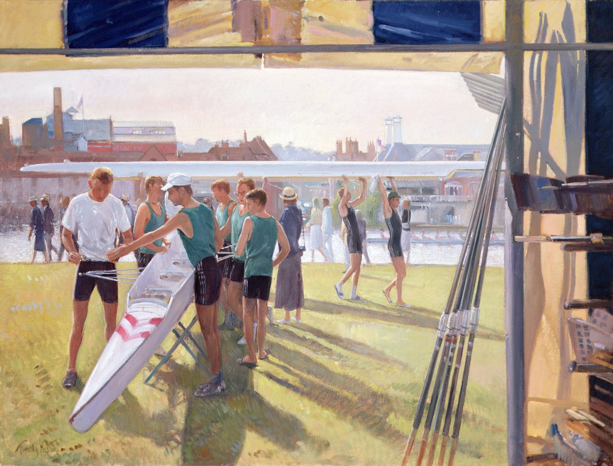 Forberedelser (olje på lerret) av Timothy Easton