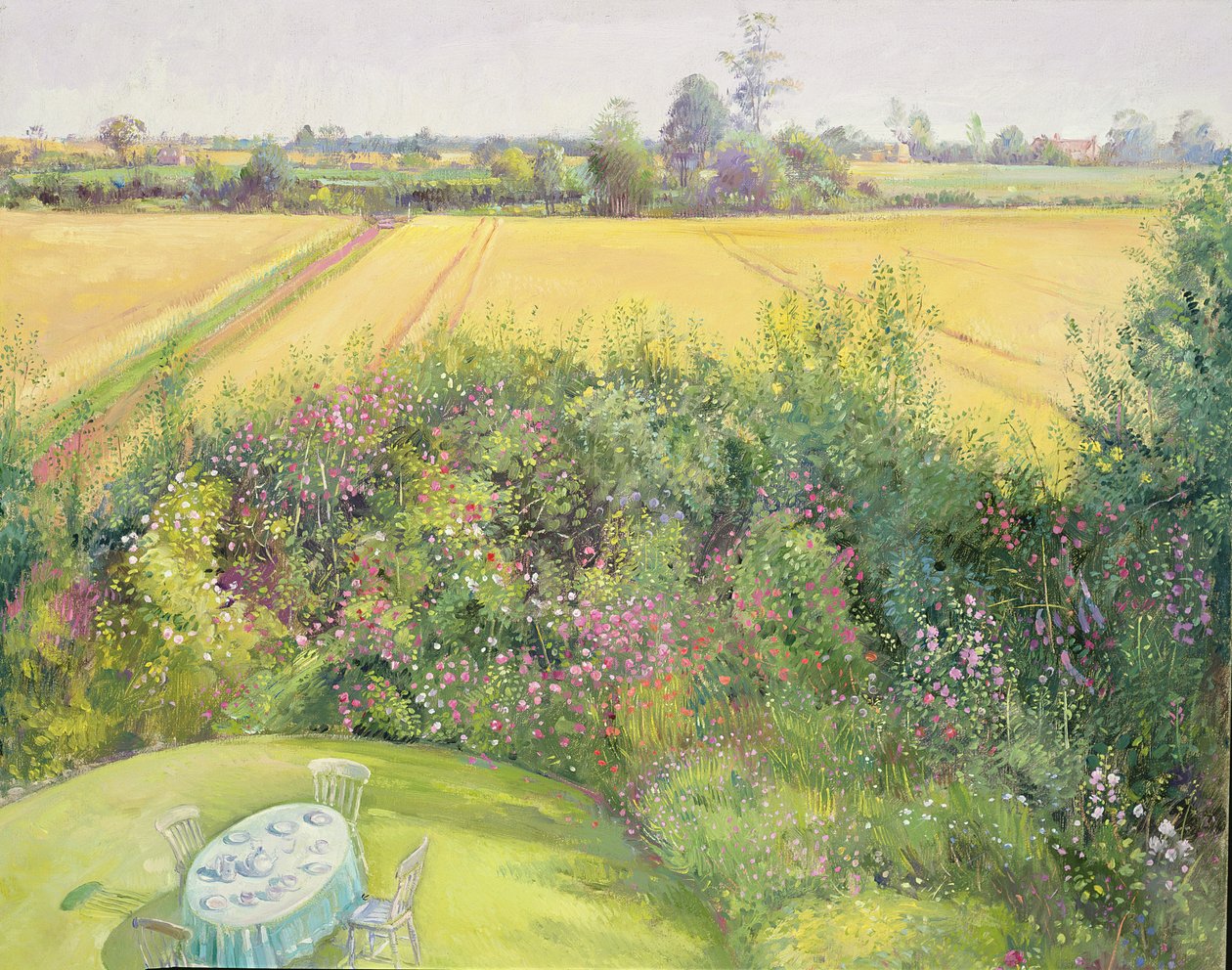 Roser og kornåker av Timothy Easton
