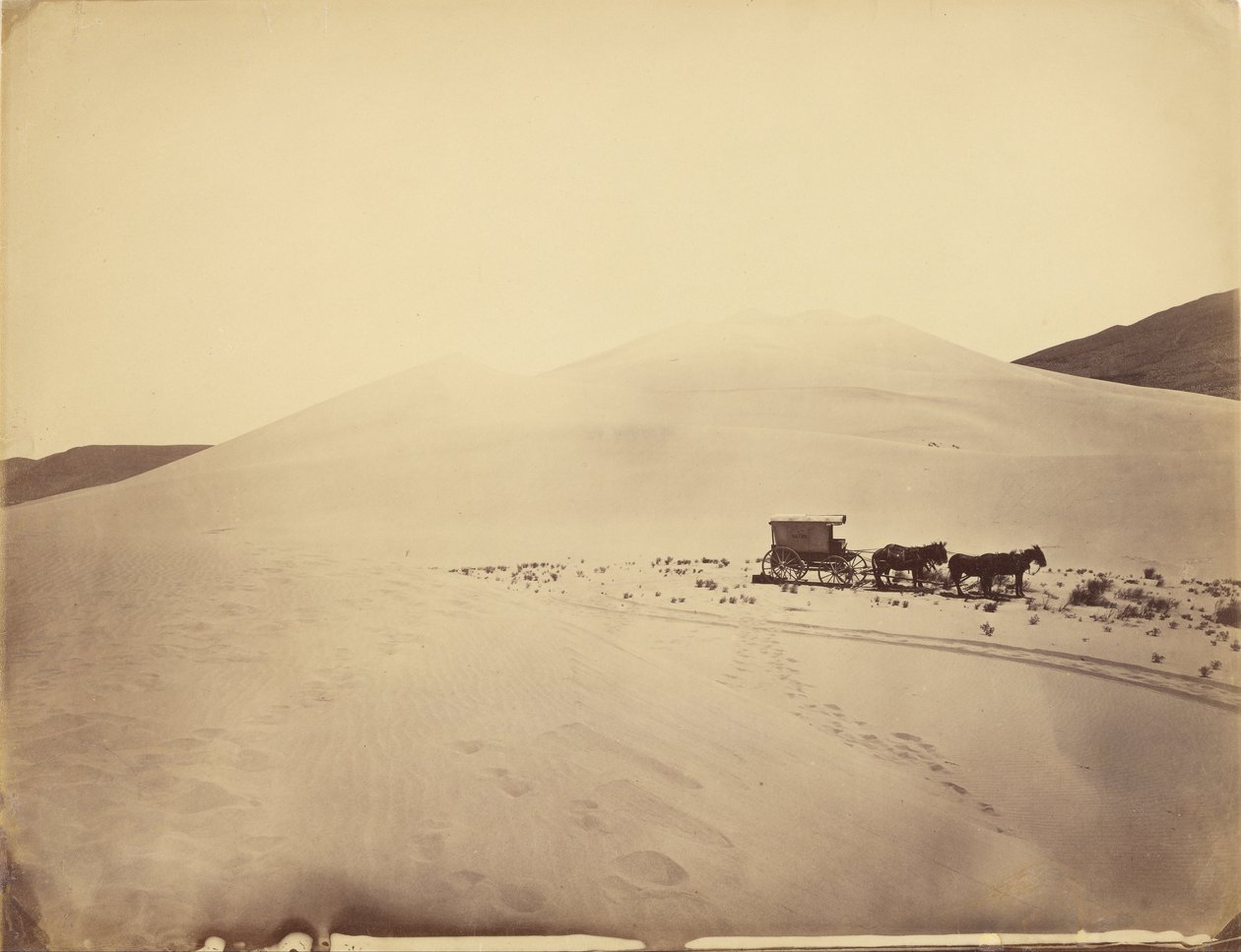 Desert Sand Hills nær Sink of Carson, Nevada av Timothy H. OSullivan