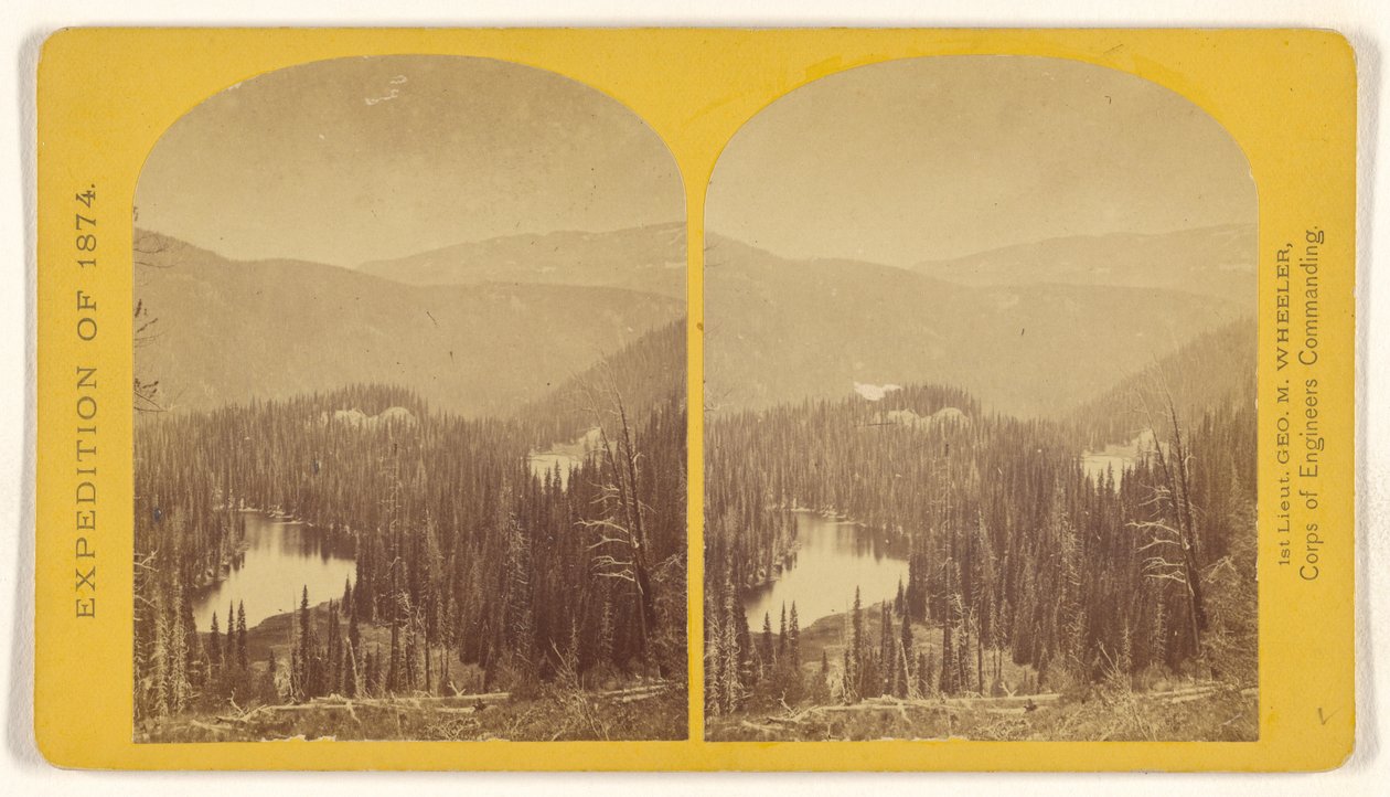 De tapte innsjøene, ved starten av Conejos Canyon, Colorado, i Sierra San Juan-fjellkjeden, nær vannskillet mellom Conejos og South Fork... av Timothy H. O
