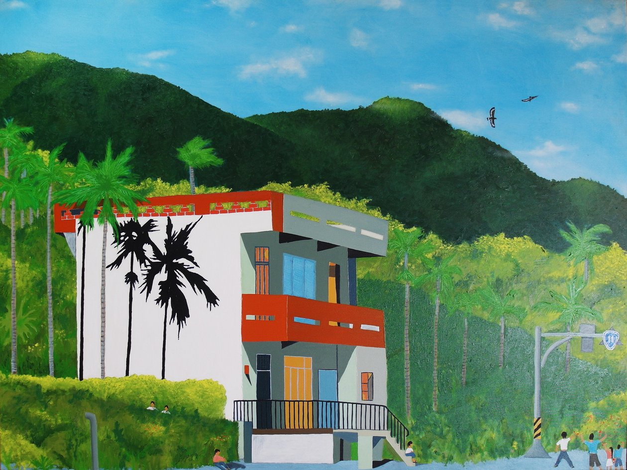 Hus på Highway 11, Taitung, Taiwan, 2017 av Timothy Nathan Joel