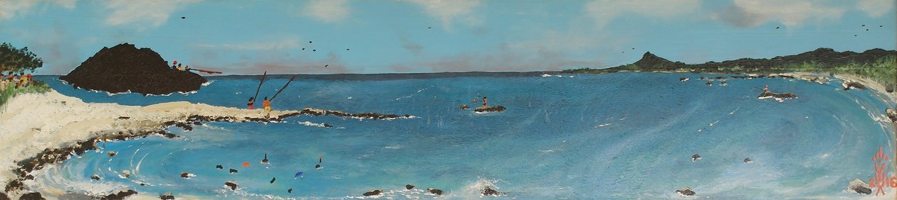Forskjellen en dag utgjør(del én), 2010, olje på lerret av Timothy Nathan Joel