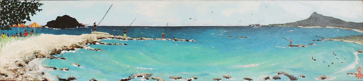 Forskjellen en dag utgjør(del to), 2010, olje på lerret av Timothy Nathan Joel