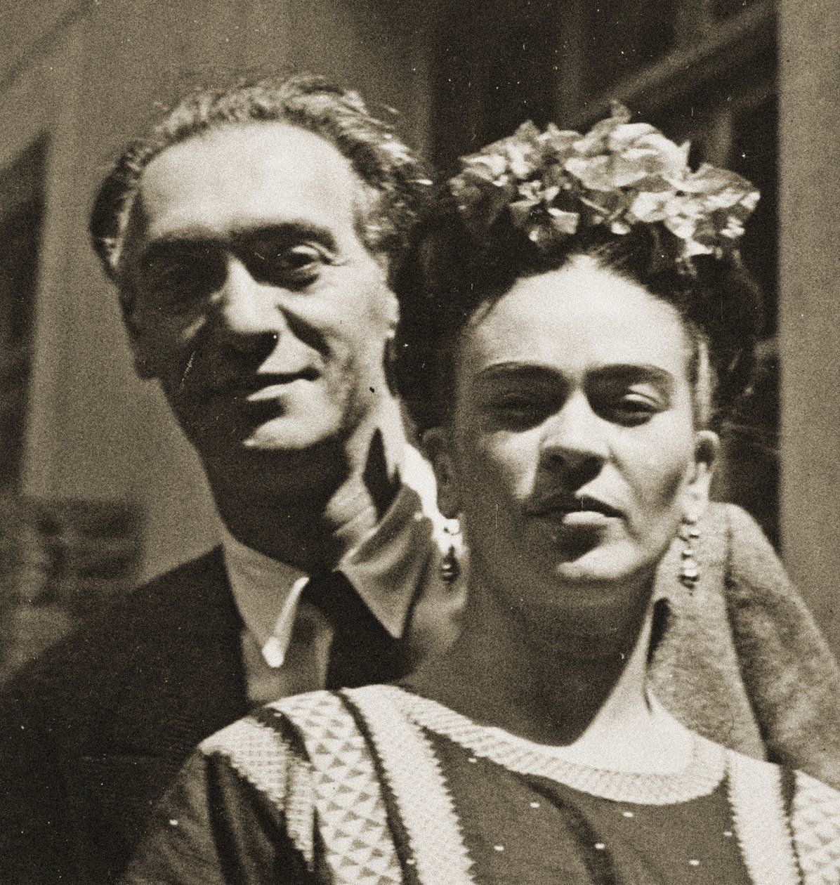 Portrett av Nickolas Muray og Frida Kahlo, New York ca. 1928 av Tina Modotti