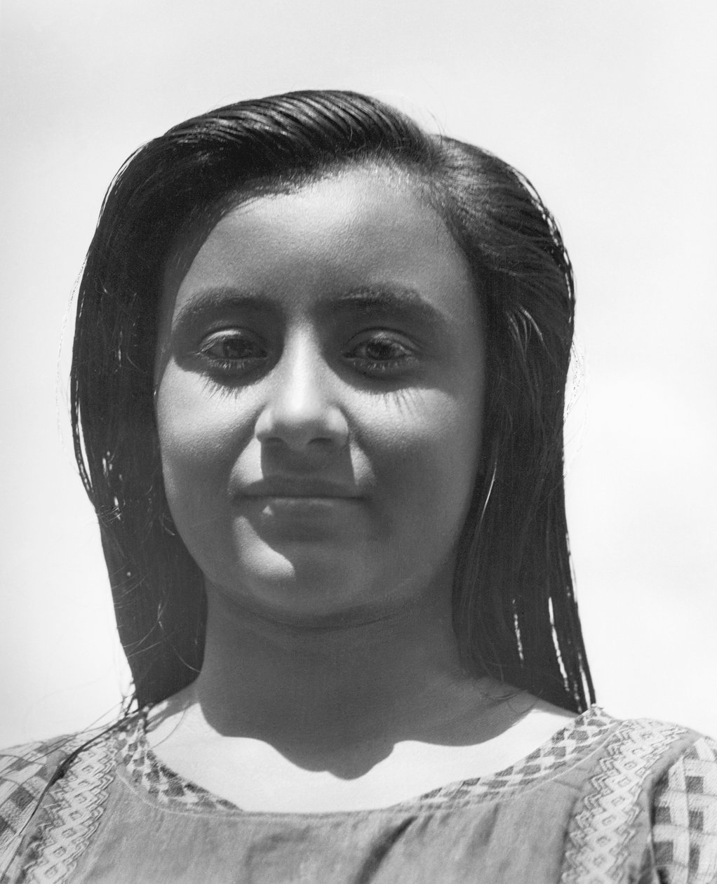 Kvinne fra Tehuantepec, Mexico, 1929 av Tina Modotti