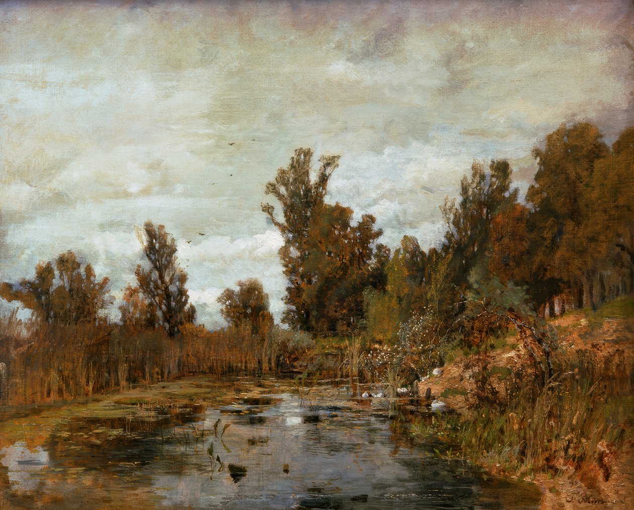 Heustadlwasser av Tina Blau