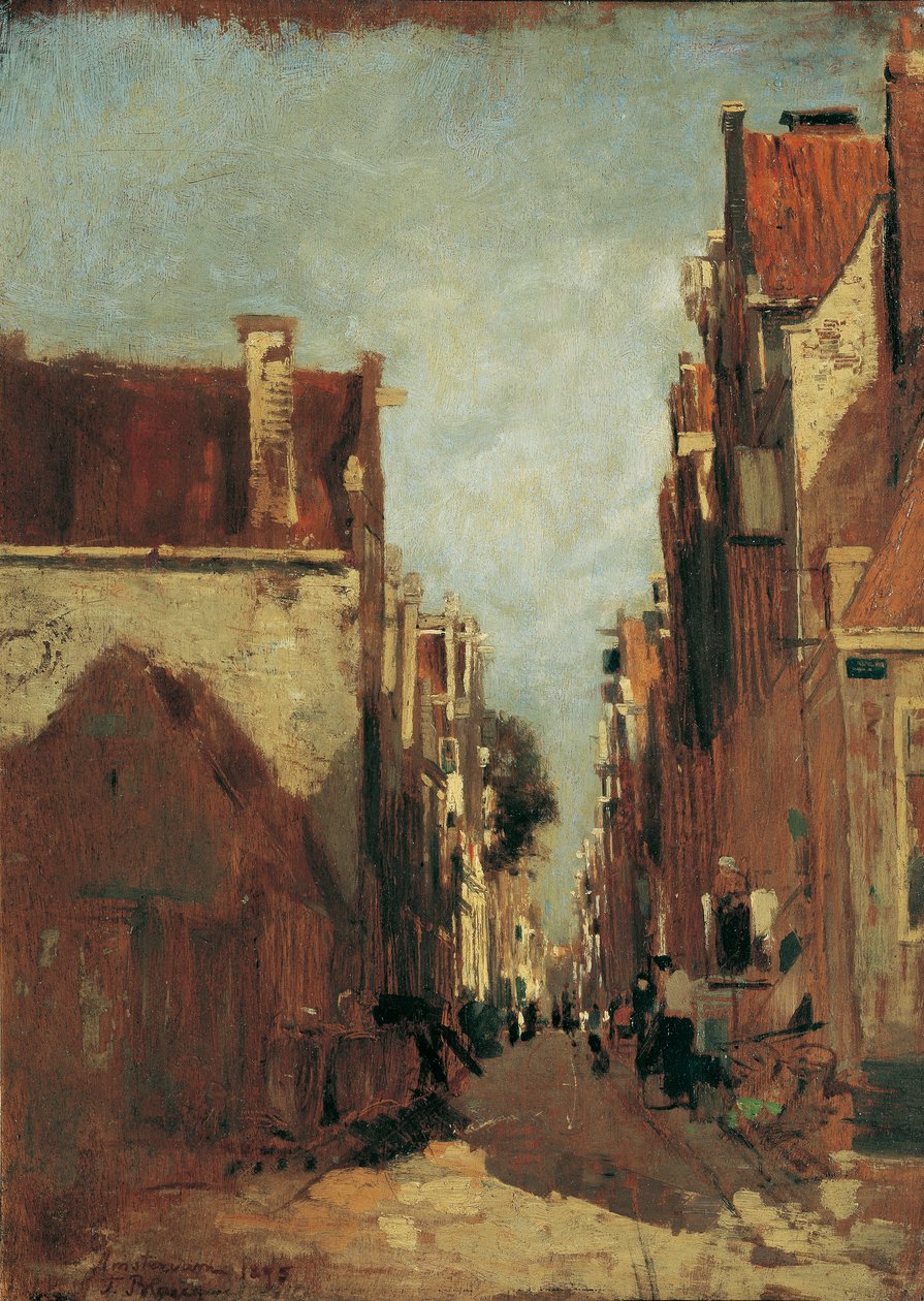 Gate i Amsterdam av Tina Blau