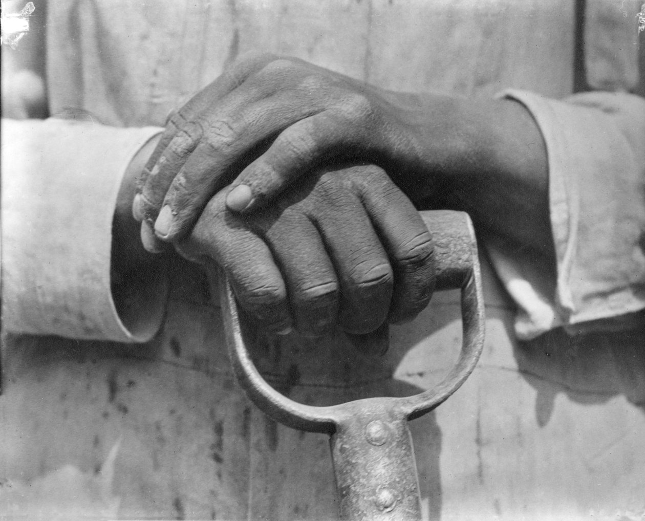Hands of a Construction Worker, Mexico, 1926 av Tina Modotti