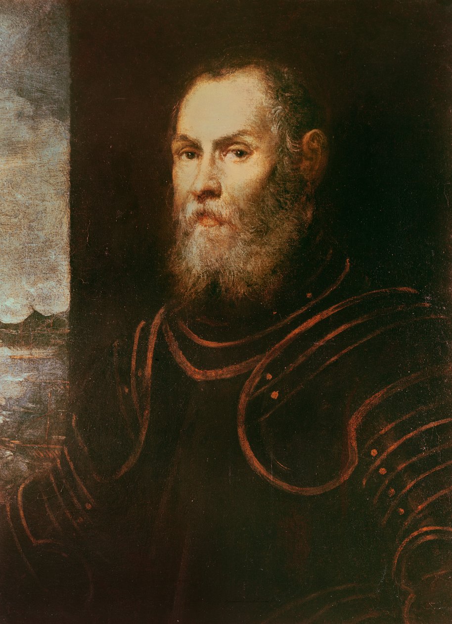 Portrett av en admiral av Tintoretto