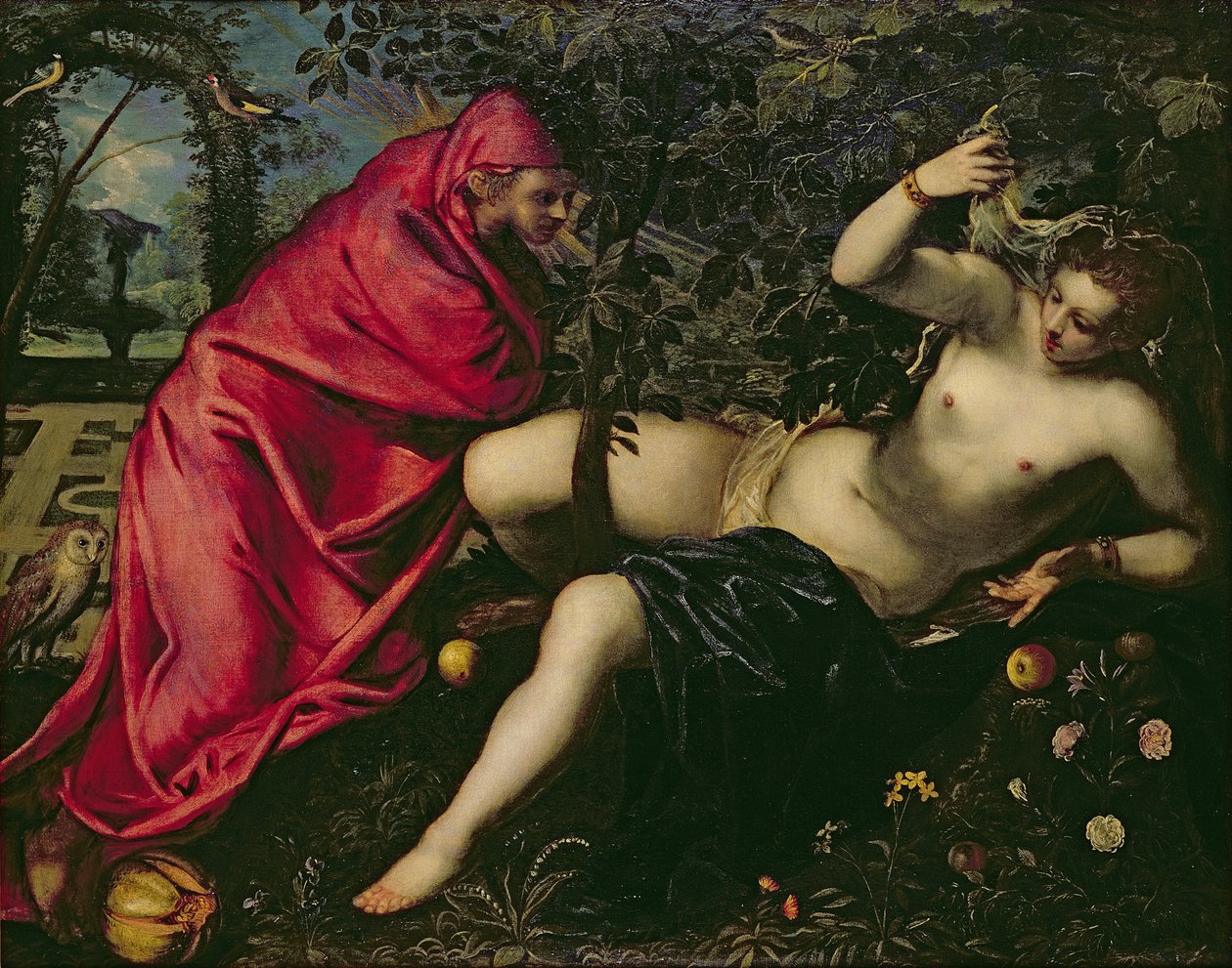 Angelica og eremitten av Tintoretto