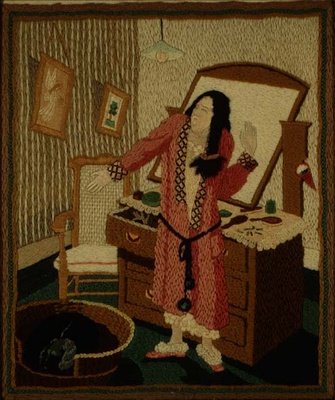 Gjesper (ullbroderi) av Tirzah Ravilious