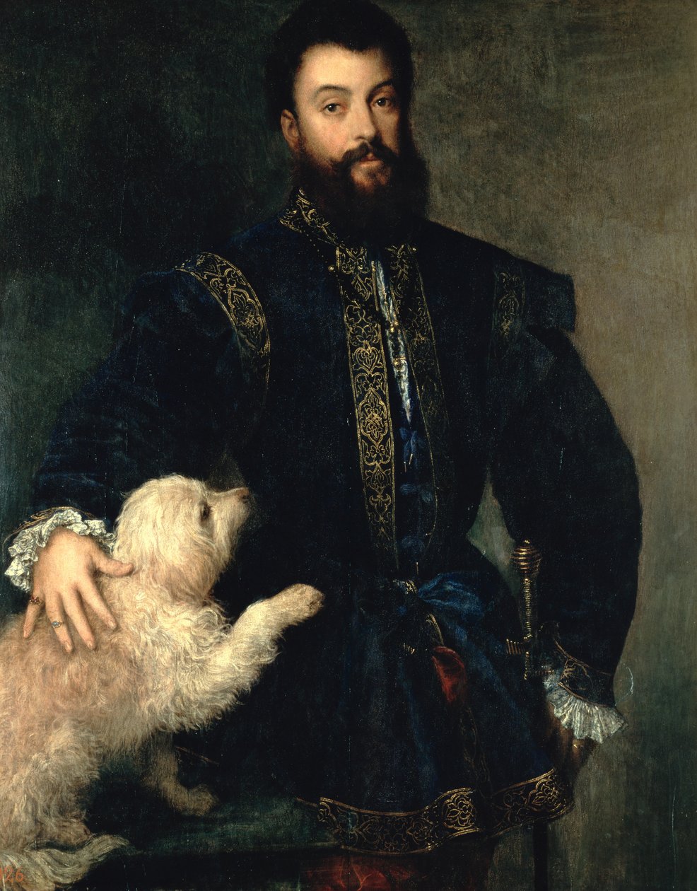 Federigo Gonzaga, hertug av Mantua, ca. 1525-30 av Tiziano Vecelli