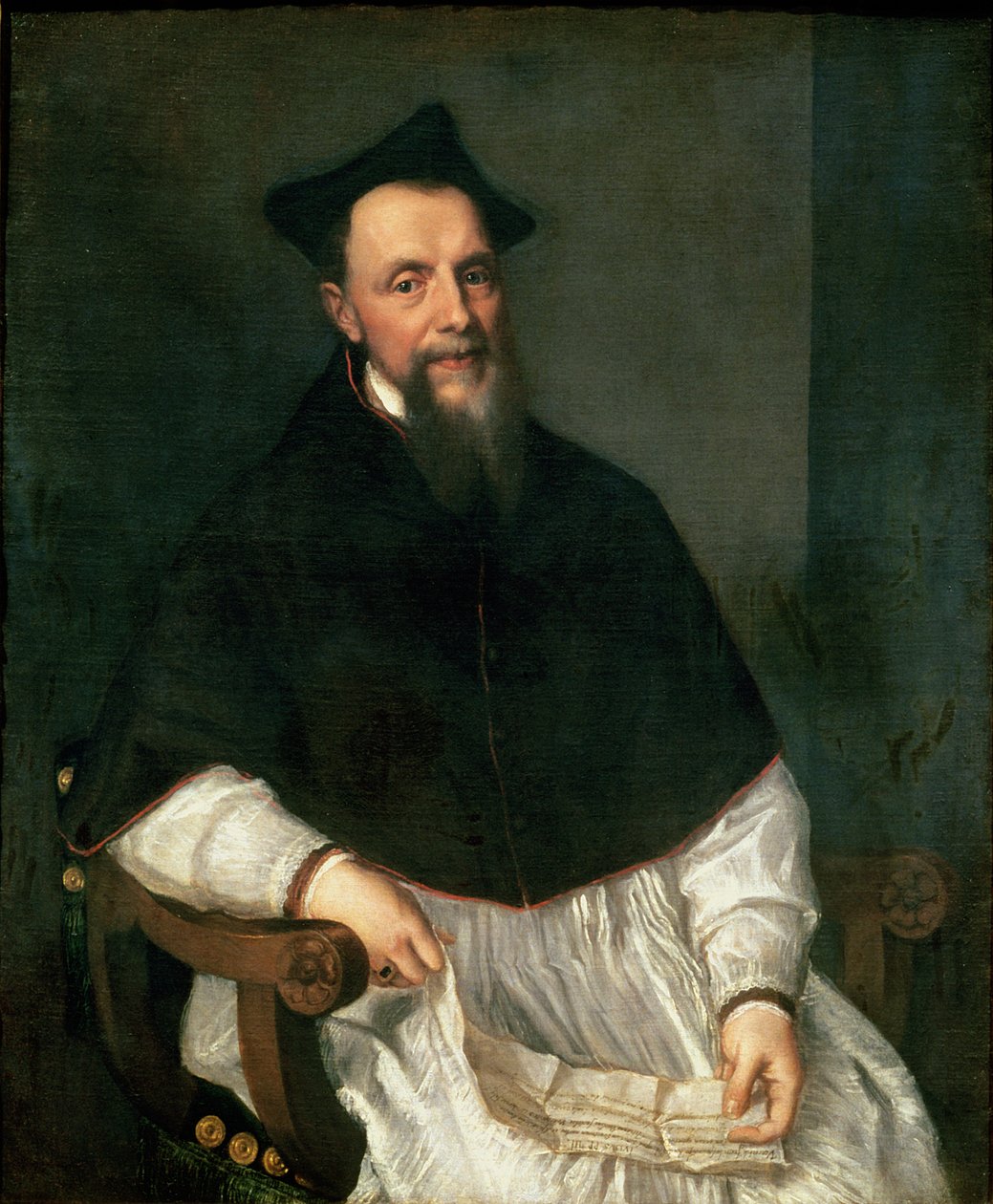Portrett av biskop Ludovico Beccadelli, 1552 av Tiziano Vecelli