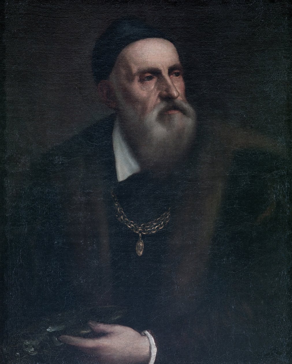 Selvportrett, ca. 1562-64 av Tiziano Vecelli