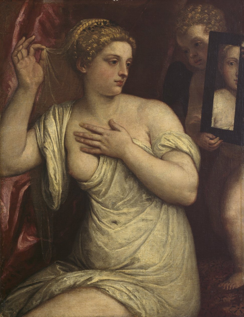Venus toalett av Tiziano Vecelli