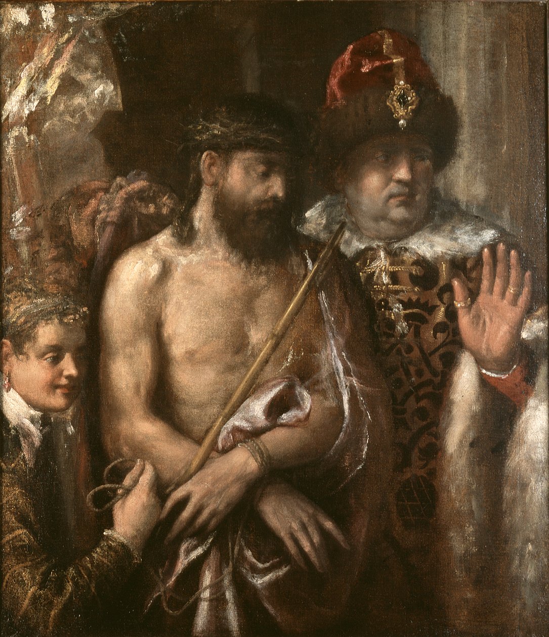 Kristus vist til folket (Ecce Homo) av Titian (Tiziano Vecellio)