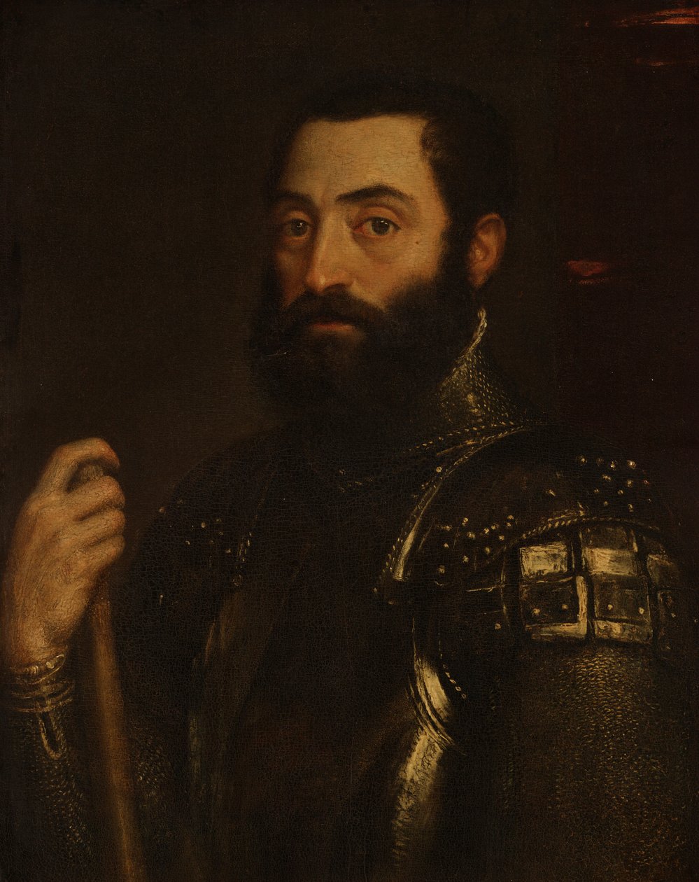 Portrett av Guidobaldo II della Rovere, hertugen av Urbino av Titian (Tiziano Vecellio)