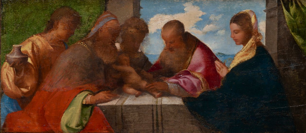 Kristi omskjæring av Titian (Tiziano Vecellio)