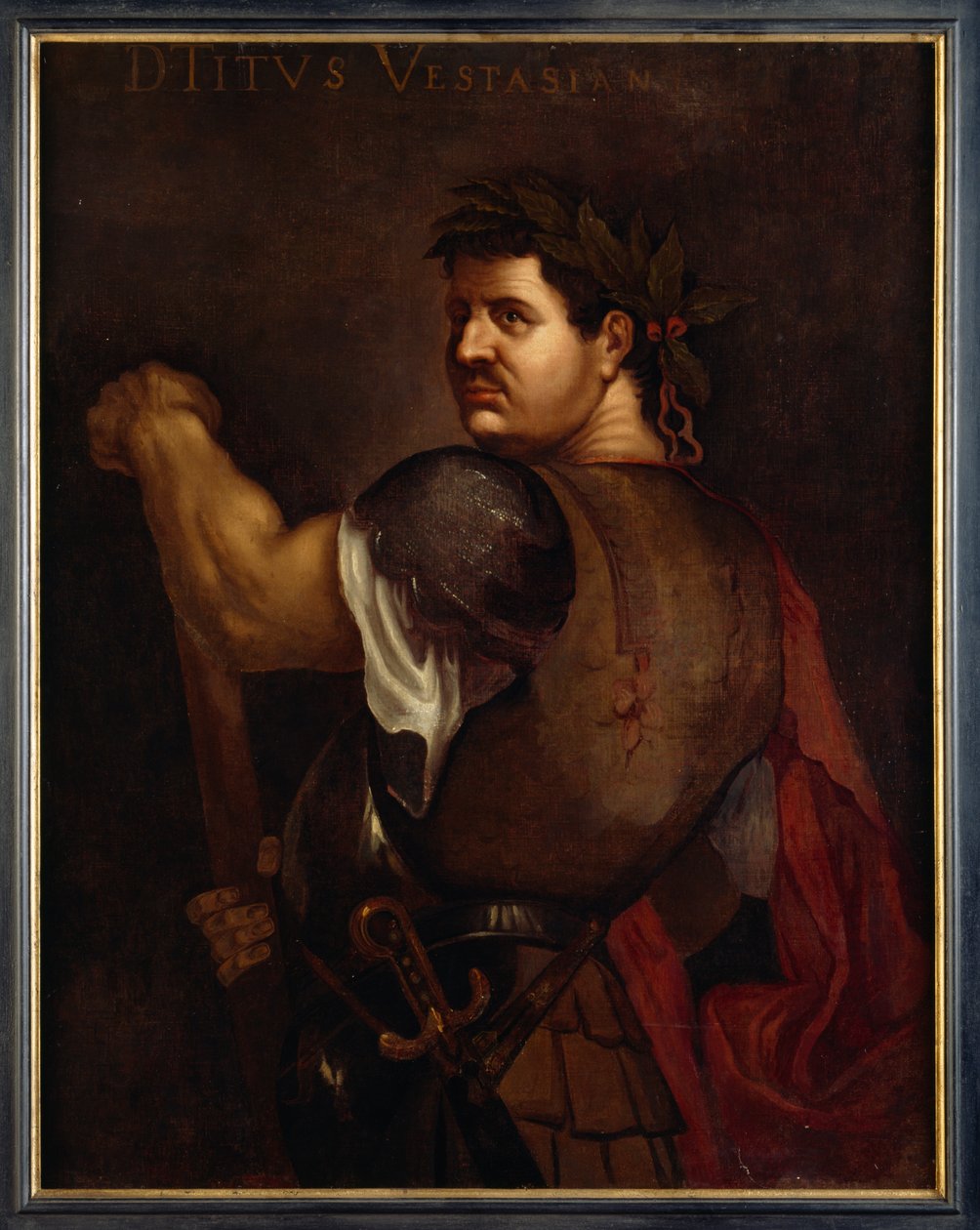 Titus Vespasian (olje på lerret) av Titian (c.1488 1576) (after)