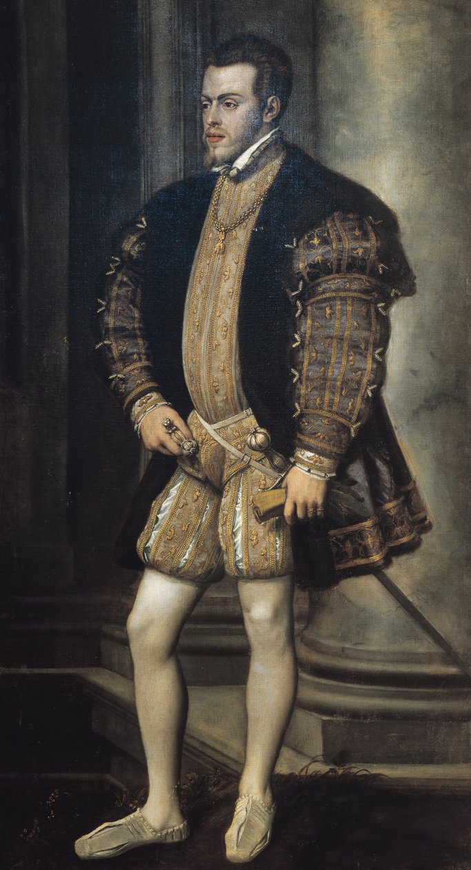 Portrett av Filip II av Spania (Valladolid av Titian (c.1488 1576)