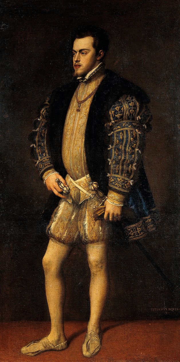 Portrett av Filip II av Spania (Valladolid av Titian (c.1488 1576)