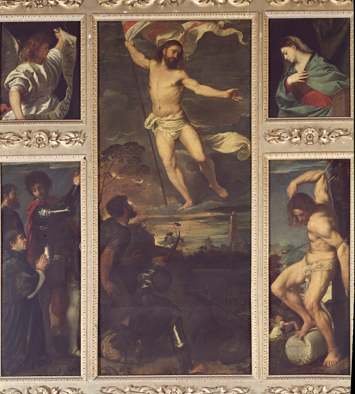 Averoldi-polyptyken av Titian (c.1488 1576)