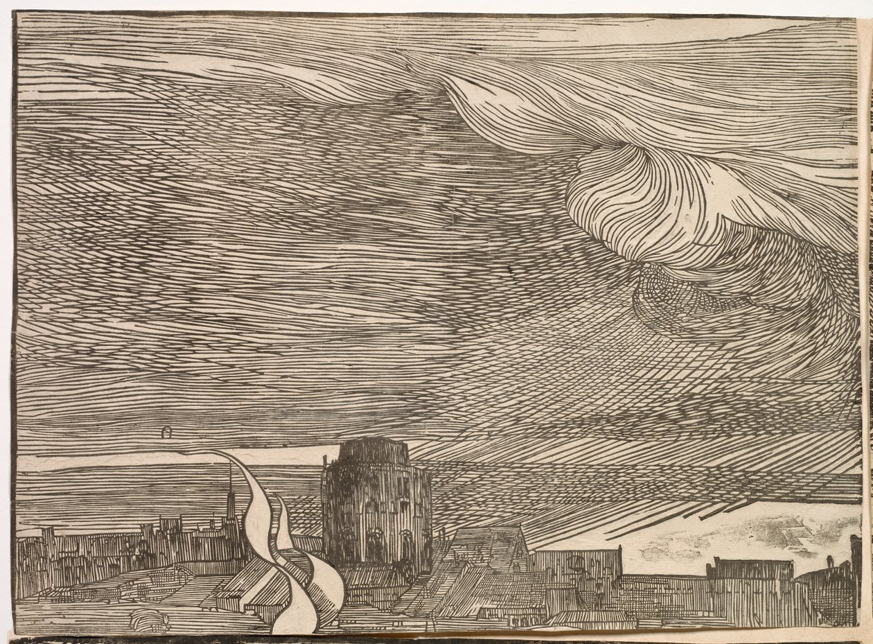 Nedsenkningen av Faraos hær i Rødehavet av Titian (c.1488 1576)