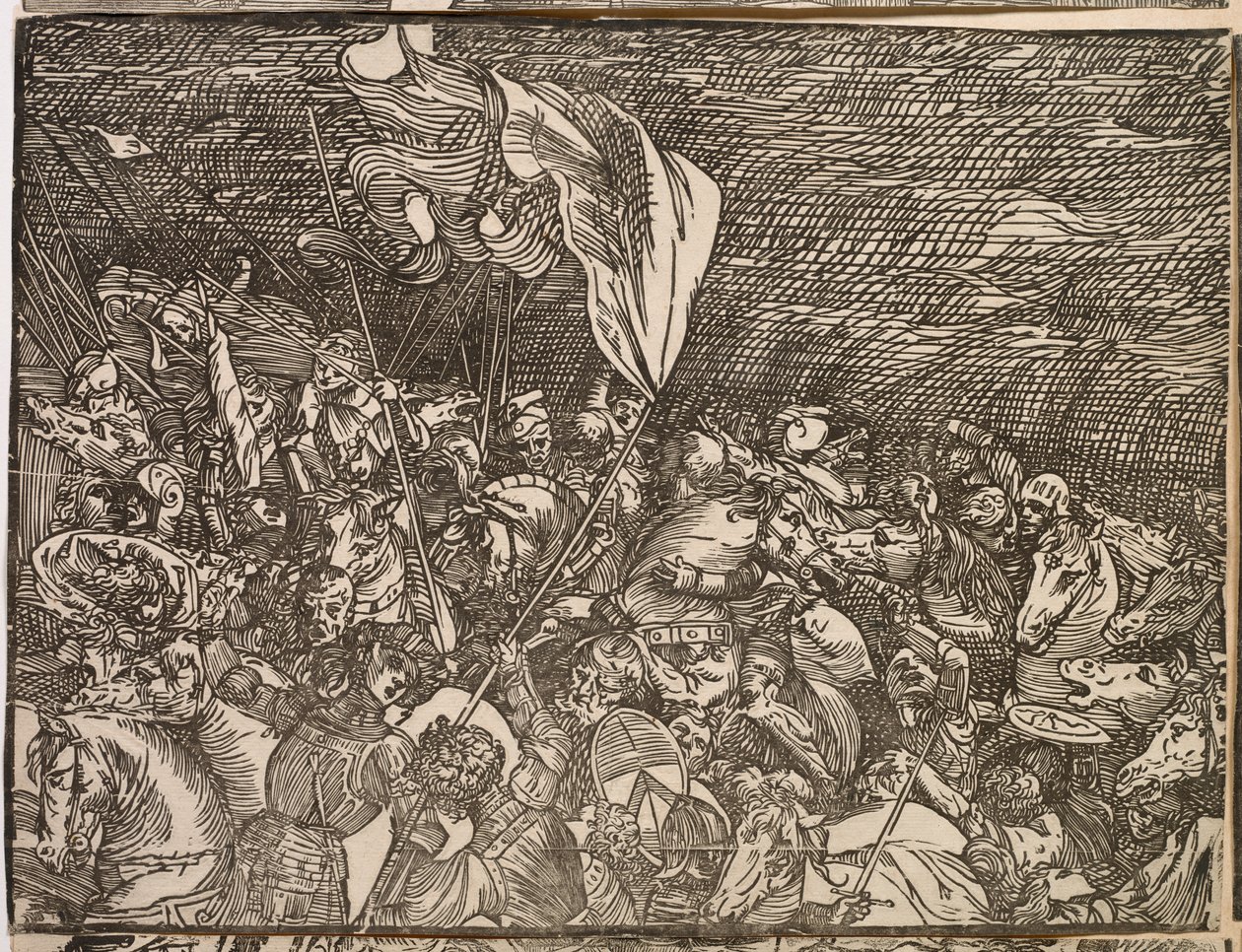 Nedsenkningen av Faraos hær i Rødehavet av Titian (c.1488 1576)