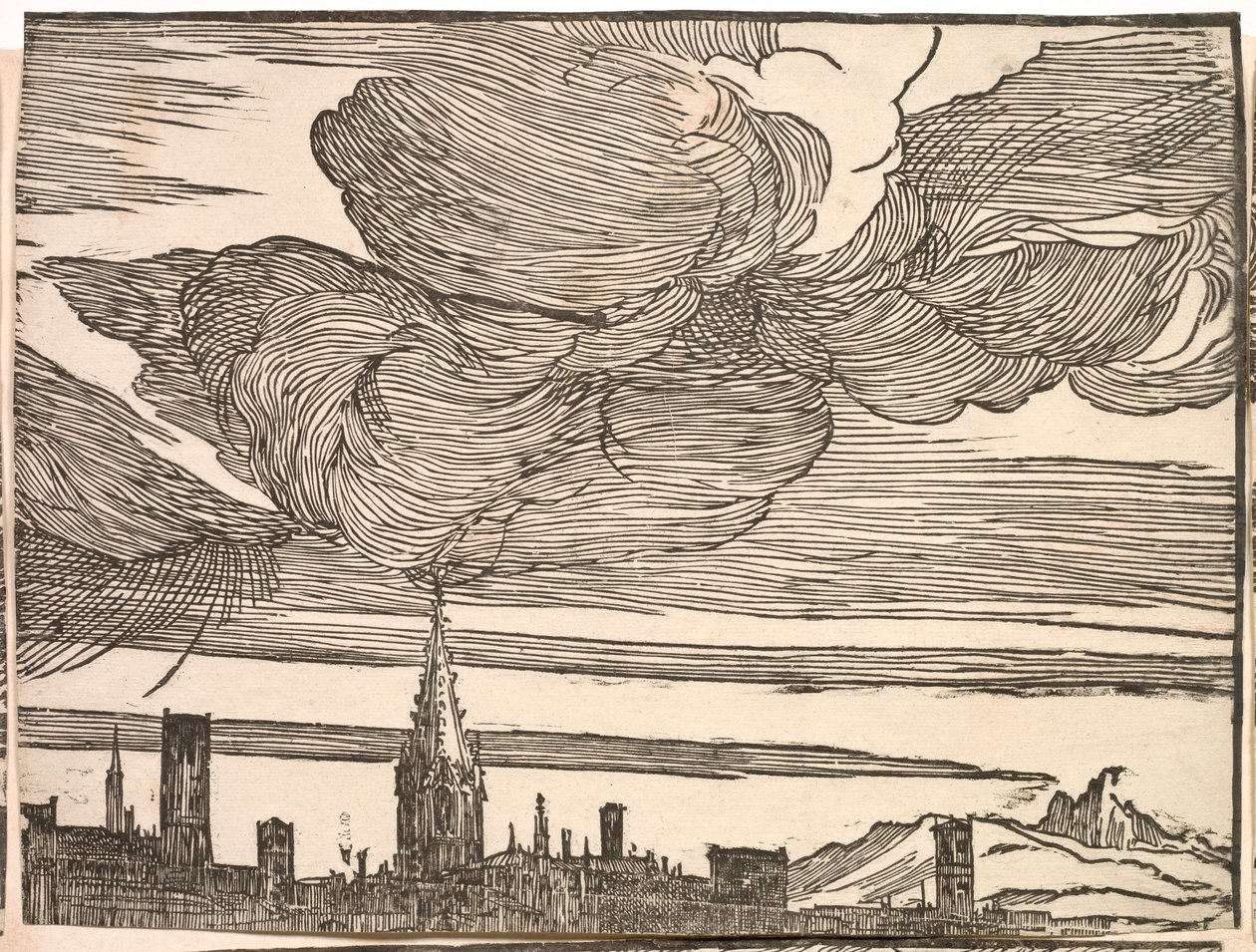 Nedsenkningen av Faraos hær i Rødehavet av Titian (c.1488 1576)