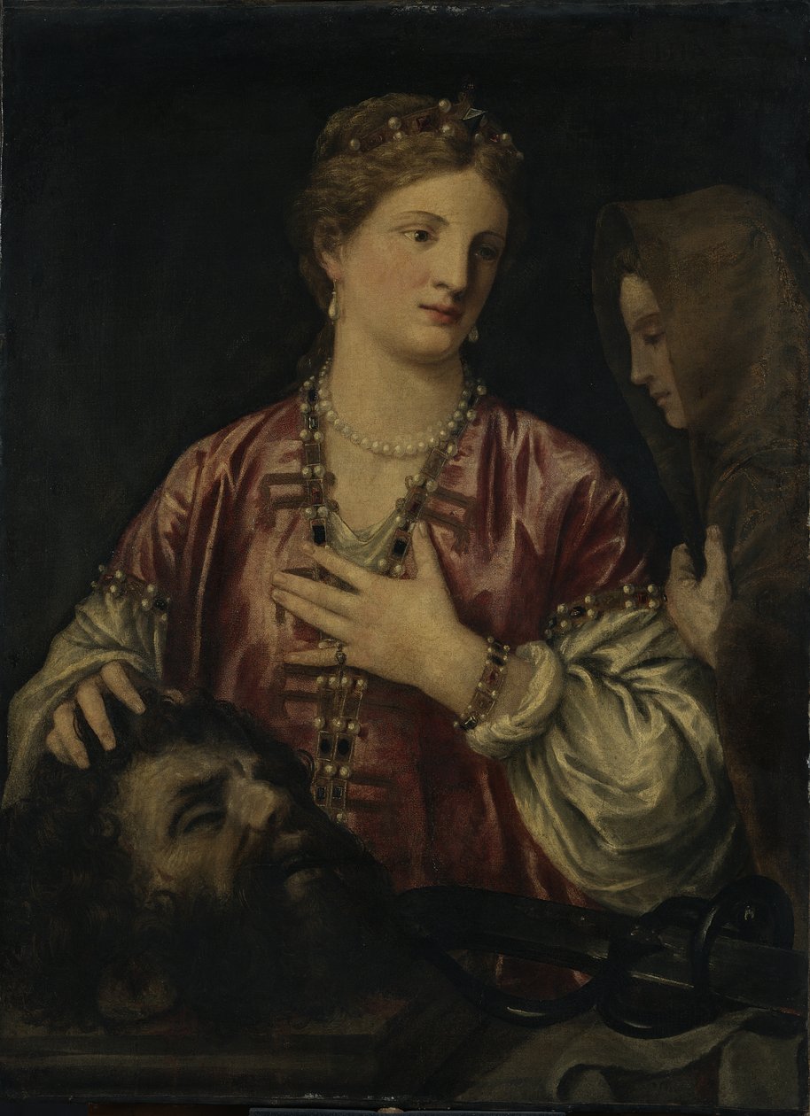 Judith med sjefen for Holofernes av Titian (c.1488 1576) (workshop)