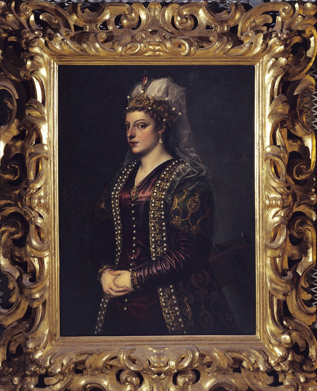 Portrett av Caterina Coronaro 1542 av Tiziano Vecelli