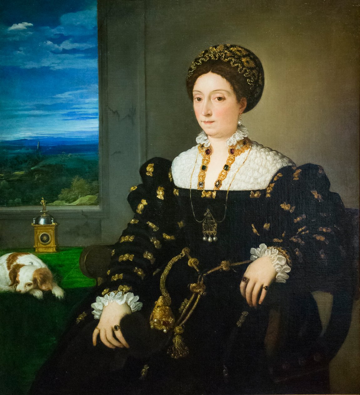 Portrett av Eleonora Gonzaga av Titian (c.1488 1576)