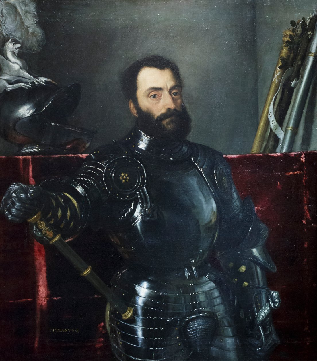 Portrett av Francesco Maria I della Rovere av Titian (c.1488-1576)