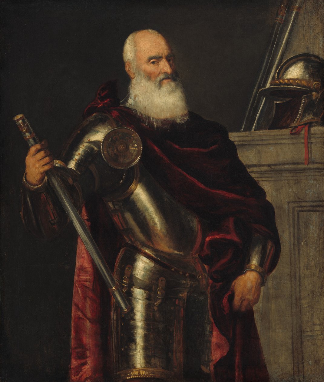 Portrett av Vincenzo Cappello, admiral, ca. 1550-60 (olje på lerret) av Tiziano Vecelli