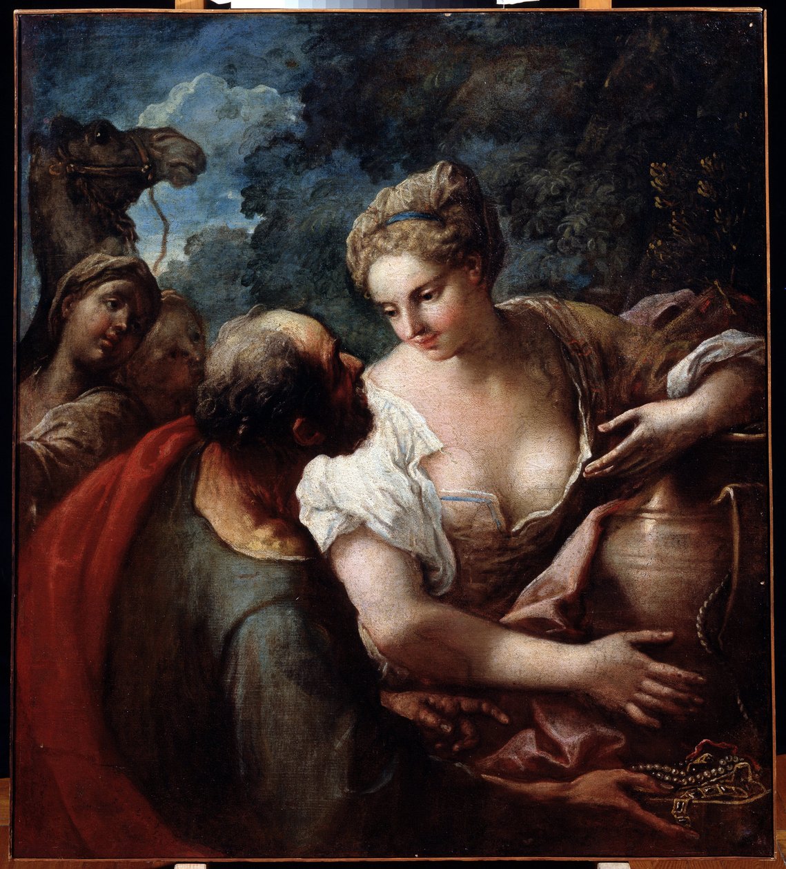 Rebekka ved brønnen av Tiziano Vecelli