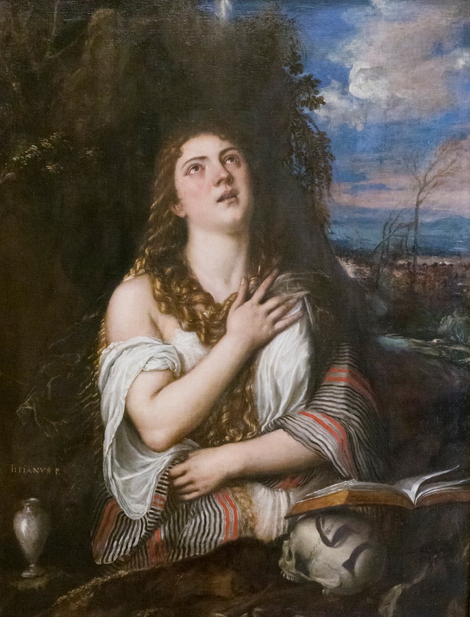 Den hellige Maria Magdalena av Titian (c.1488 1576)
