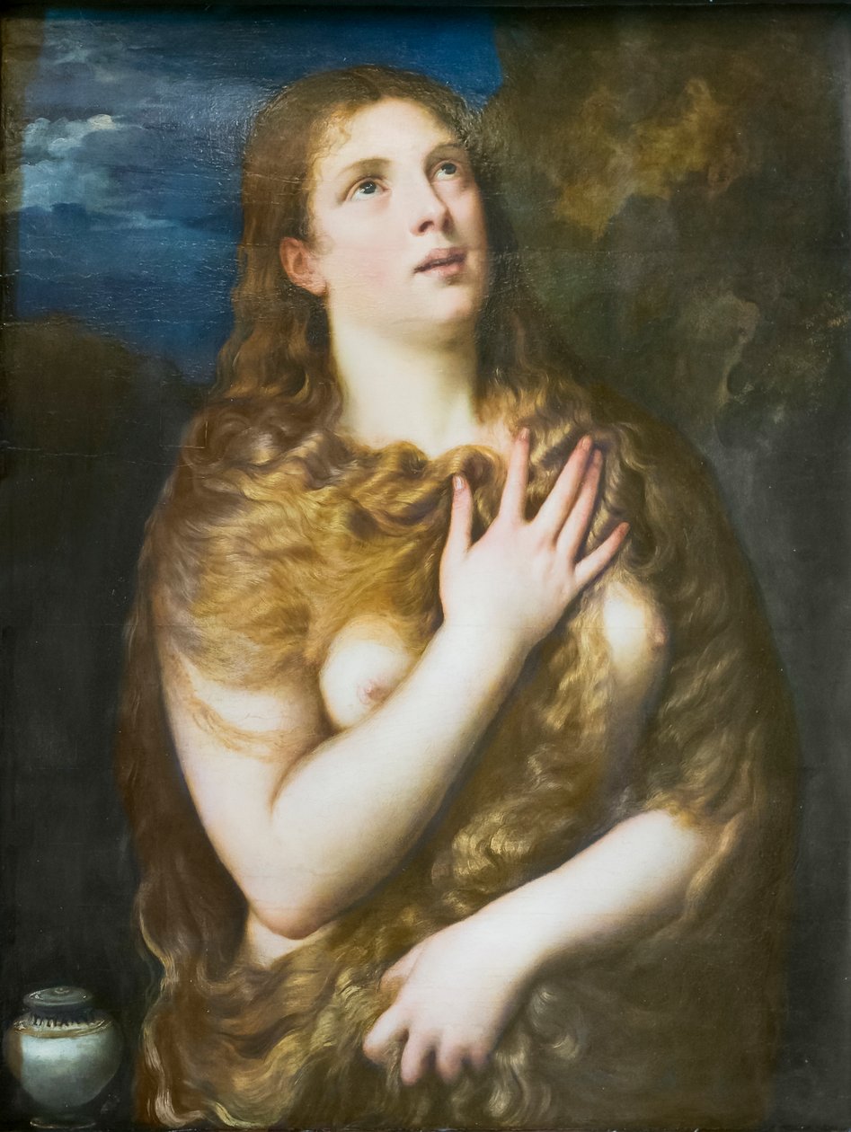 Den angrende Magdalene av Titian (c.1488 1576)