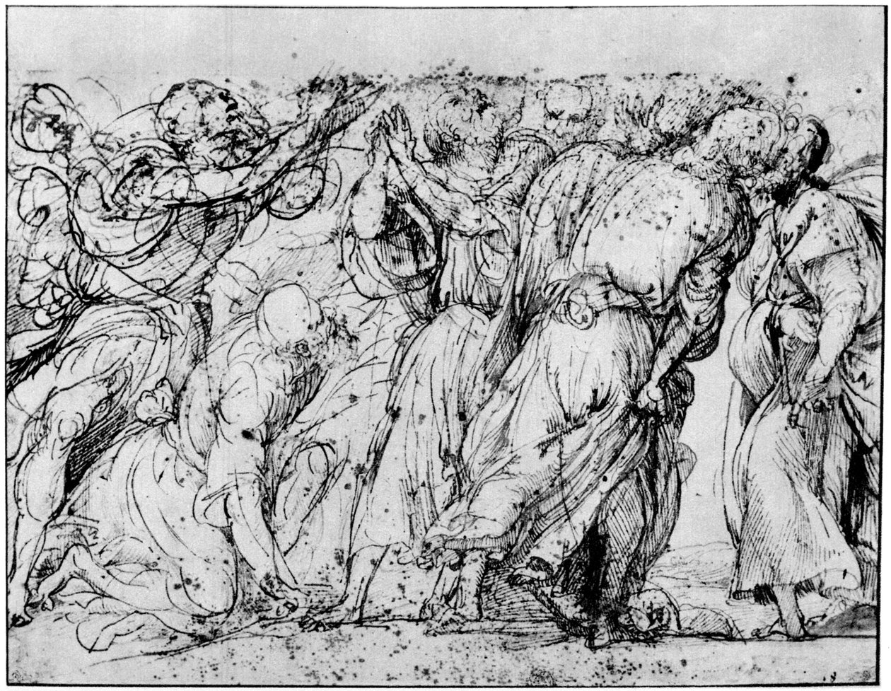 Gruppe av apostler, 1516-1518, 1937 av Tiziano Vecelli