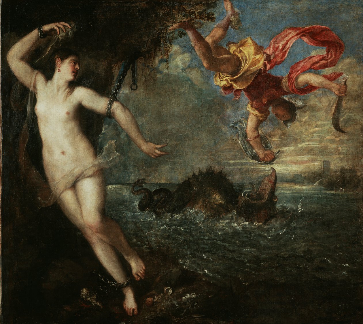 Perseus og Andromeda, ca 1555. av Titian