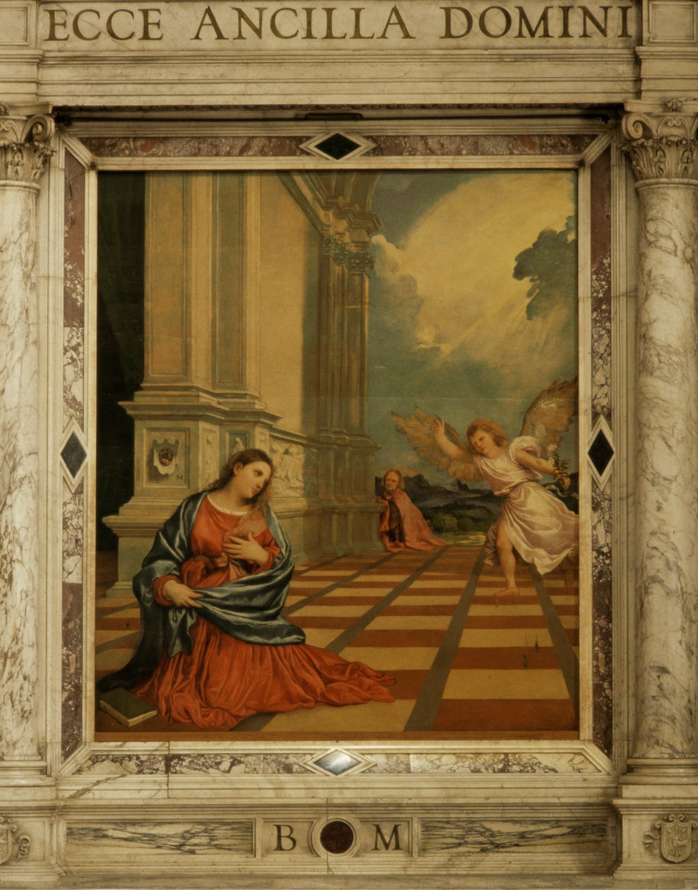 Malchiostro-kunngjøringen, ca. 1520 av Tiziano Vecelli