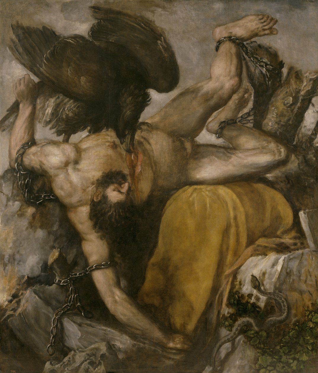 Tityos, 1548-1549 av Tiziano Vecelli